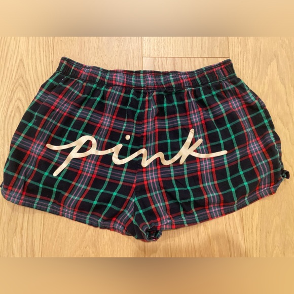PINK VS Christmas pj shorts - Picture 2 of 4